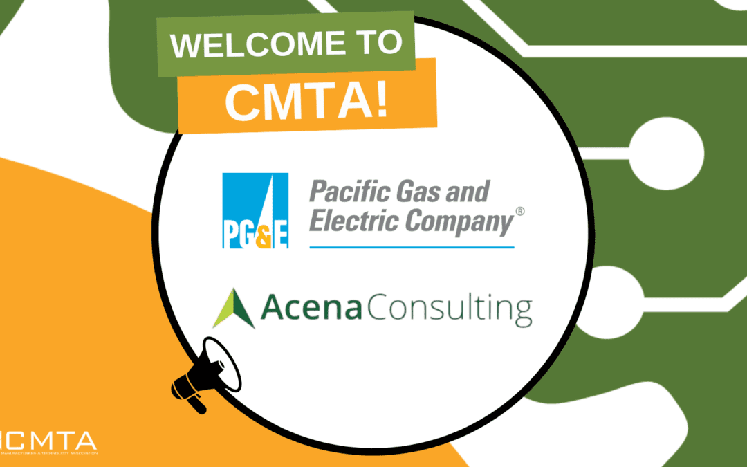 PG&E and Acena Consulting Join CMTA as Associate Members